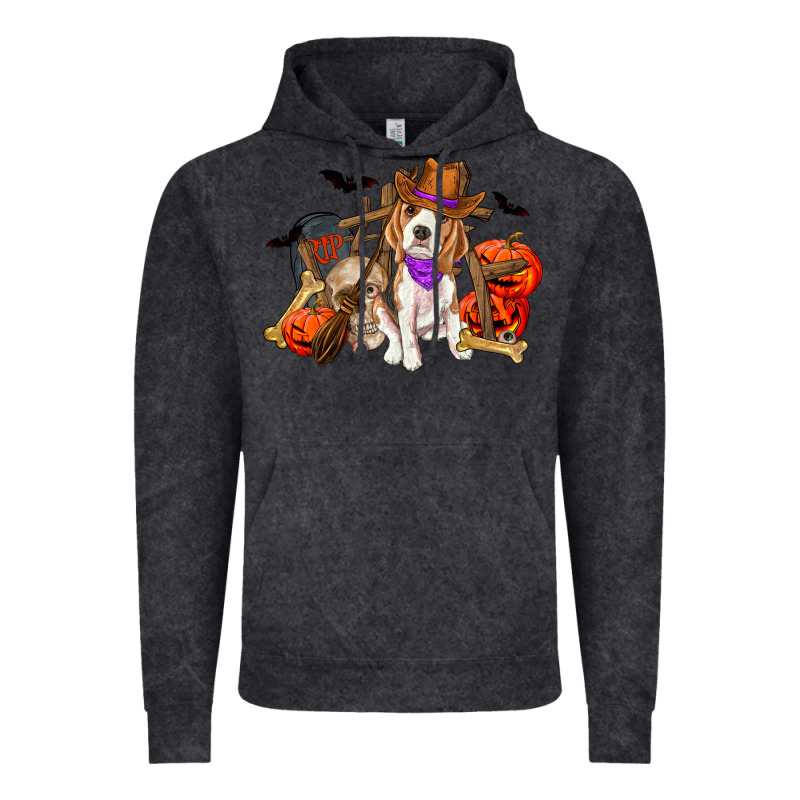 Halloween Beagle Dog Vintage Hoodie by RanaPortraitStore | Teevron