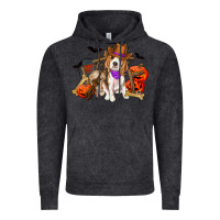 Vintage Black Halloween beagle dog Vintage Hoodie - RanaPortraitStore