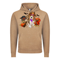 Vintage Coffee Halloween beagle dog Vintage Hoodie - RanaPortraitStore