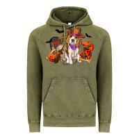 Vintage Olive Halloween beagle dog Vintage Hoodie - RanaPortraitStore
