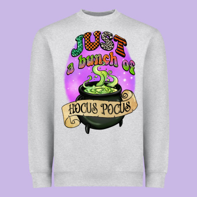 Just A Bunch Of Hocus Pocus Heavyweight Sweatshirt Designed By Cowgirlartshop