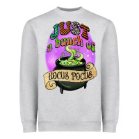 Heather Grey just a bunch of hocus pocus Heavyweight Sweatshirt - CowGirlArtShop