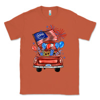 Copper farm truck,america flag Classic Tee - JahusDesignShop