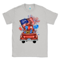 Moon Dust farm truck,america flag Classic Tee - JahusDesignShop