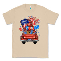 Mushroom farm truck,america flag Classic Tee - JahusDesignShop