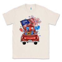 Natural farm truck,america flag Classic Tee - JahusDesignShop