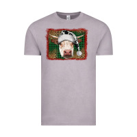 Merry Christmas Hereford Cow With Background Vintage Tee | Teevron