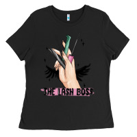Black the lash boss Ladies Tee - MaliasSmallBusiness