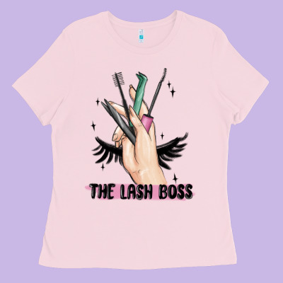 The Lash Boss Ladies Tee Designed By Maliassmallbusiness