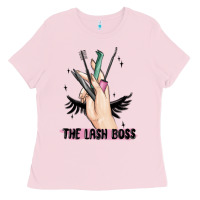 Bubblegum Pink the lash boss Ladies Tee - MaliasSmallBusiness