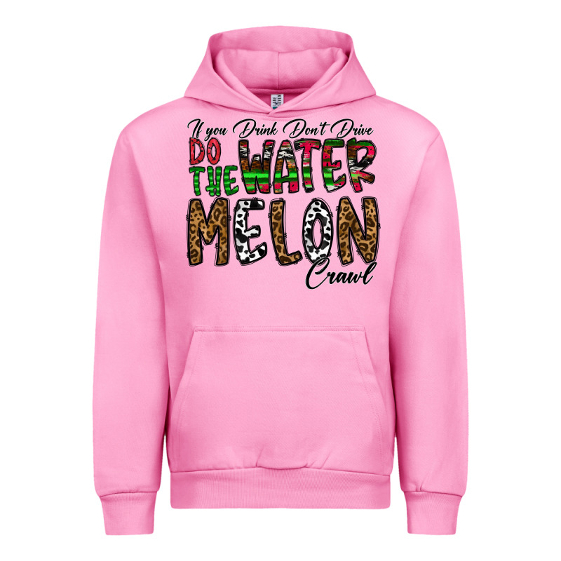 If You Drink Don't Drive Do The Watermelon Crawl Urban Hoodie by CowhideDigitalArt | Teevron