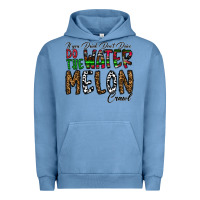 Pigment Pebble Blue If you Drink Don't Drive Do the Watermelon Crawl Urban Hoodie - CowhideDigitalArt