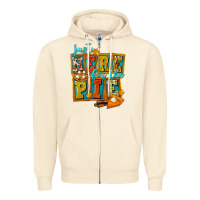 Sandshell Just Here For The Pie Zipper Hoodie - FaDigitalArtStudio