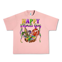 Happy Mardi Gras Fleur De Lis King Cake Crawfish Urban Heavy Tee | Teevron