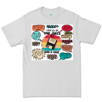 Dove Grey ı keep all my dad jokes in a dad a base Premium Tee - MaliasSmallBusiness