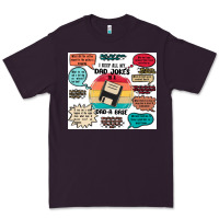 Plum ı keep all my dad jokes in a dad a base Premium Tee - MaliasSmallBusiness