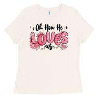 Bone oh how he loves us Ladies Tee - MaliasSmallBusiness