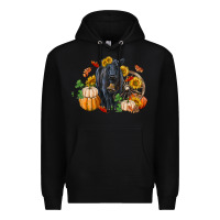 Black Fall black angus Premium Hoodie - RanaPortraitStore