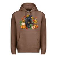Chestnut Fall black angus Premium Hoodie - RanaPortraitStore