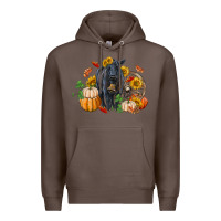 Coffee Fall black angus Premium Hoodie - RanaPortraitStore