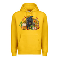 Lemon Fall black angus Premium Hoodie - RanaPortraitStore
