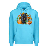 Ocean Blue Fall black angus Premium Hoodie - RanaPortraitStore