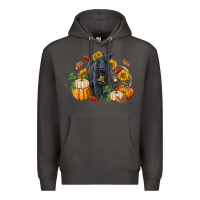 Smoke Fall black angus Premium Hoodie - RanaPortraitStore