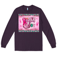 Plum Give Cancer the boot Long Sleeve Tee - NancyCooperArtShop