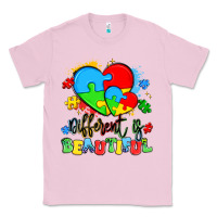 Bubblegum Pink different is beautiful Classic Tee - Artiststas