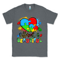 Charcoal Heather different is beautiful Classic Tee - Artiststas