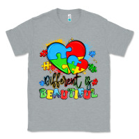 Heather Grey different is beautiful Classic Tee - Artiststas