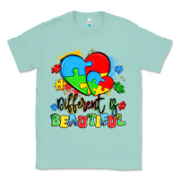 Seafoam different is beautiful Classic Tee - Artiststas
