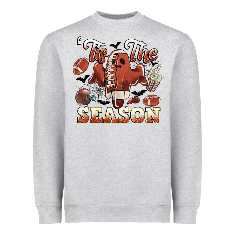 Tis The Season Football Halloween Heavyweight Sweatshirt by CowGirlArtShop | Teevron