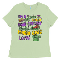 Matcha i'm a king cake eatin' mardi gras lovin' kinda gir Ladies Tee - MaliasSmallBusiness