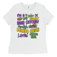 I'm A King Cake Eatin' Mardi Gras Lovin' Kinda Gir Ladies Tee | Teevron