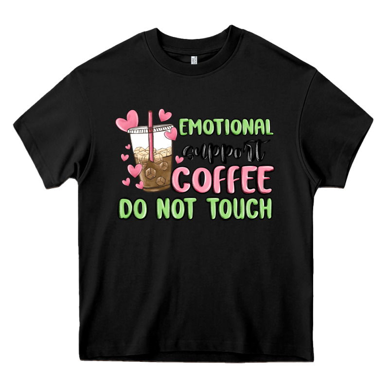 Emotional Support Coffee Do Not Touch Heavy Core Tee by MaliasSmallBusiness | Teevron