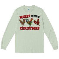 Matcha Merry Cluckin' Christmas Long Sleeve Tee - RanaPortraitStore