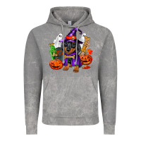 Cloud Rock Halloween dachshund puppy dog Vintage Hoodie - RanaPortraitStore