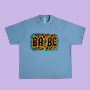 Leopard Pattern Babe Tried Urban Heavy Tee Designed By Bettercallsaul