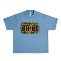 Pebble Blue Leopard Pattern Babe Tried Urban Heavy Tee - Bettercallsaul