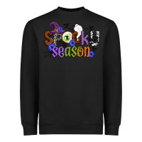 Black spooky season Heavyweight Sweatshirt - CowGirlArtShop