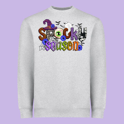 Spooky Season Heavyweight Sweatshirt Designed By Cowgirlartshop