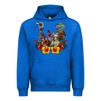 Cobalt farm life chicken Urban Hoodie - SublimationCraftShop