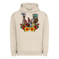 Pigment French Oak farm life chicken Urban Hoodie - SublimationCraftShop