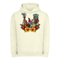 Pigment Pistachio farm life chicken Urban Hoodie - SublimationCraftShop