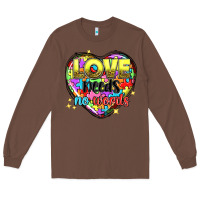Chestnut love needs no words Long Sleeve Tee - NancyCooperArtShop