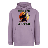 Lavender witch upon a star Heavyweight Hoodie - BundleAndBundleShop