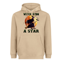 Mushroom witch upon a star Heavyweight Hoodie - BundleAndBundleShop