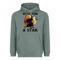 Sage witch upon a star Heavyweight Hoodie - BundleAndBundleShop