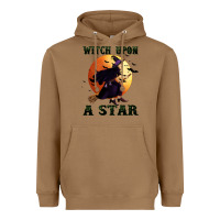 Toasted Coconut witch upon a star Heavyweight Hoodie - BundleAndBundleShop